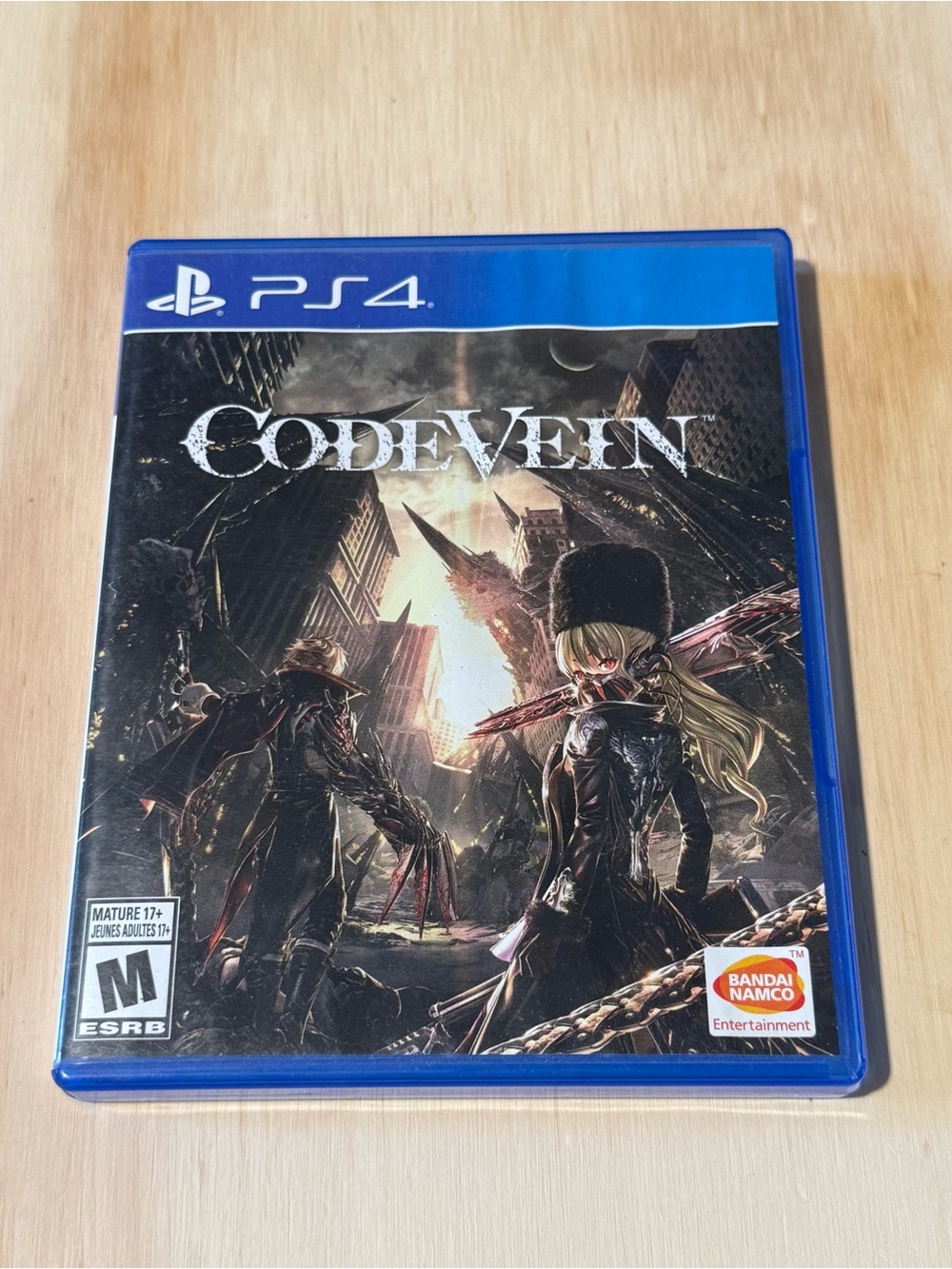 Code Vein Sony PlayStation 4 PS4 Game Tested Great No Manual Read Info Below!